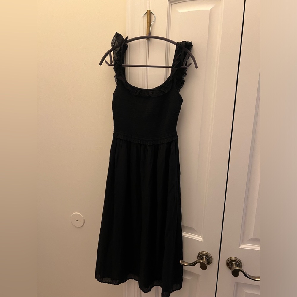 Aritzia Wilfred Black Midi Dress